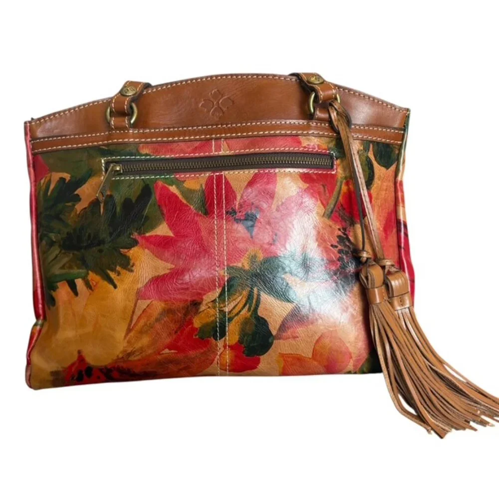 Patricia Nash Poppy Multi print handbag new without tags - Picture 2 of 14